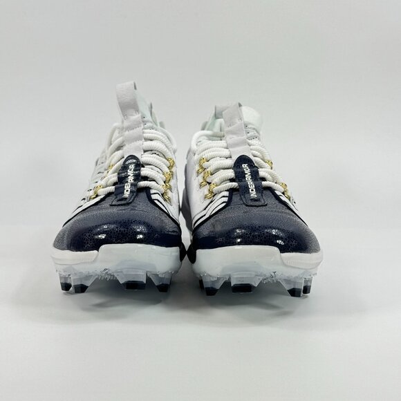 Under Armour Harper 9 Pro TPU \'White Metallic Gold\' 3027444-102 Baseball Multi S